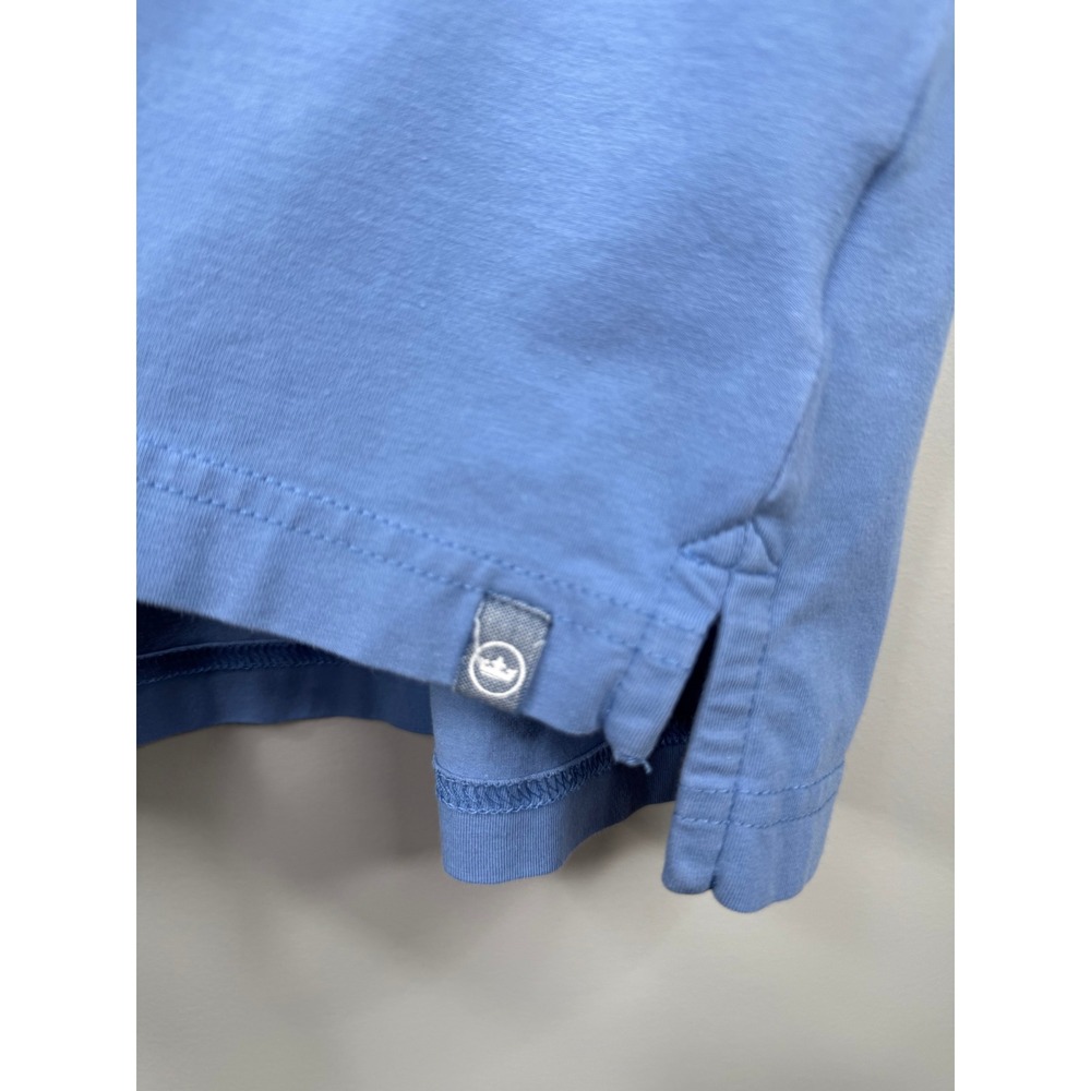 Peter Millar Mens XL Pocket Polo Shirt Blue Cotton Spandex Stretch Golf - Picture 9 of 10